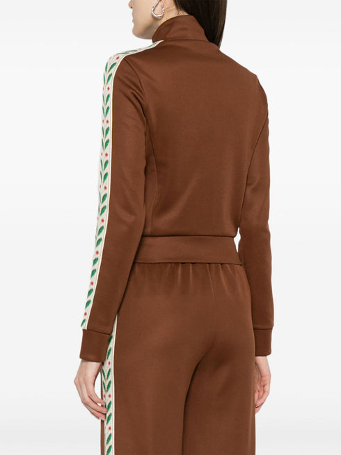 Laurel jacquard-stripe cotton bomber jacket