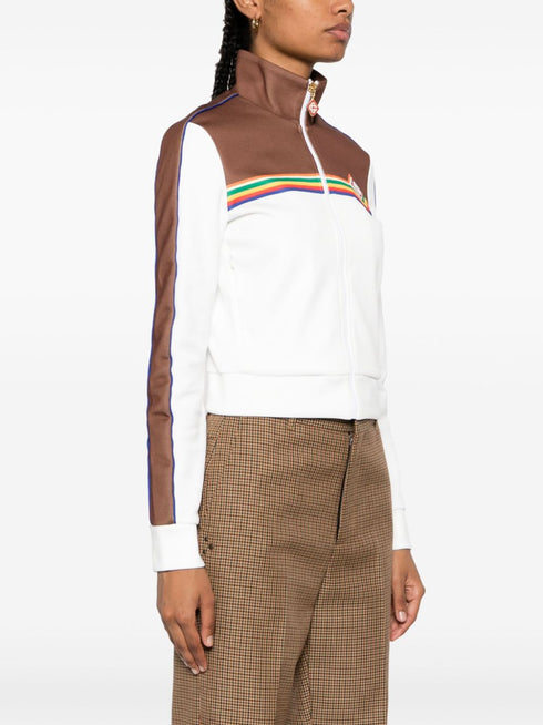 kurtka z panelowym kołnierzem