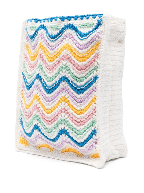 falowana szydełkowa torebka na ramię