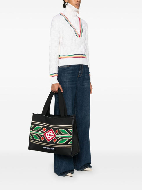 haftowana torba typu tote