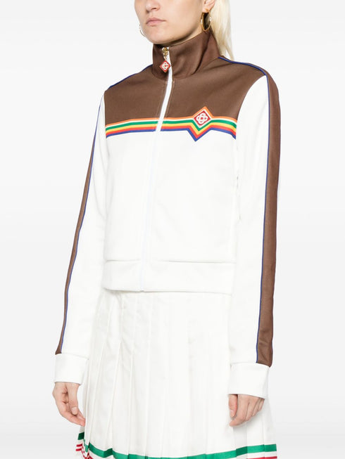 kurtka z panelowym kołnierzem