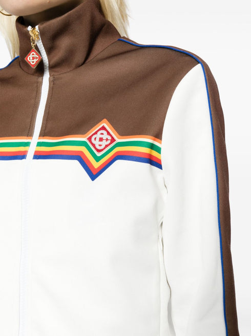 kurtka z panelowym kołnierzem