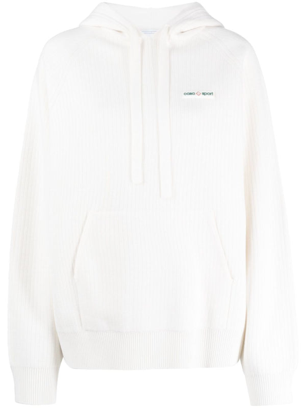 Casa Sport ribbed hoodie