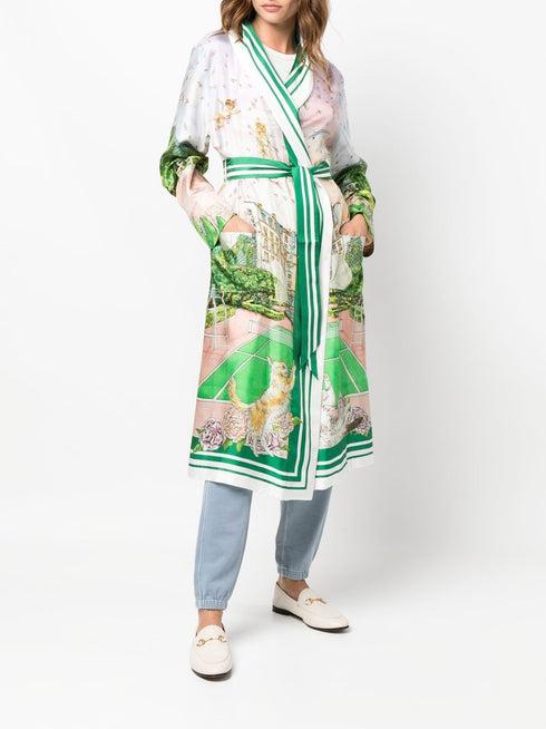 Płaszcz z paskiem Tennis Club