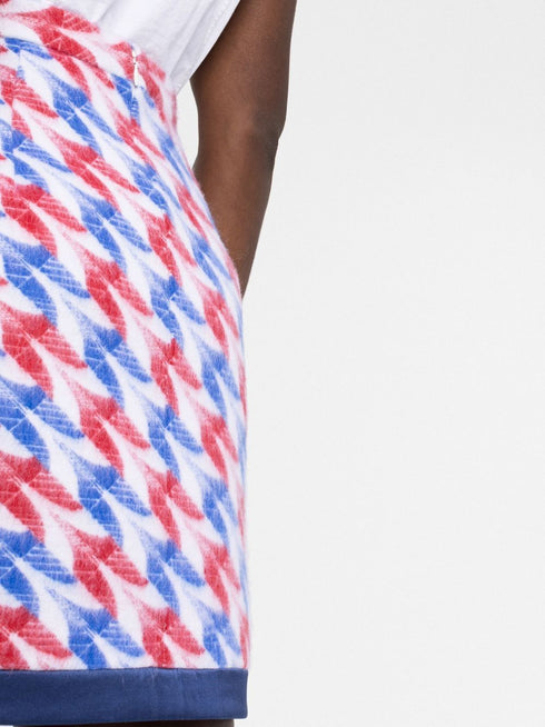 Aviation Check pencil skirt