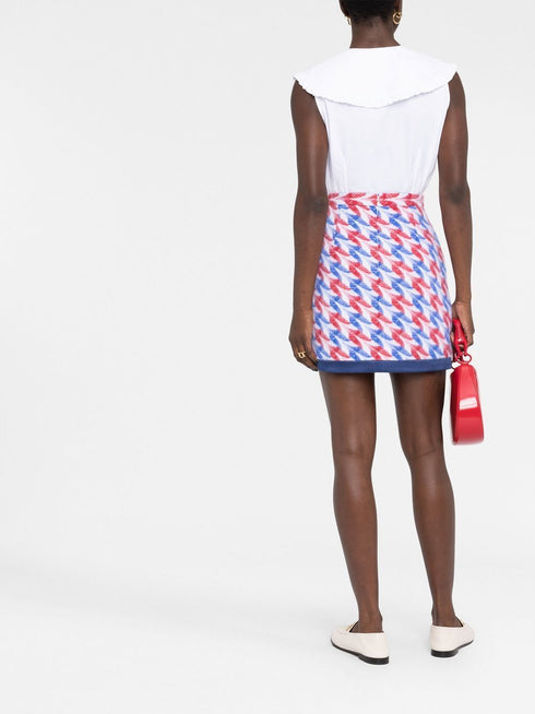 Aviation Check pencil skirt