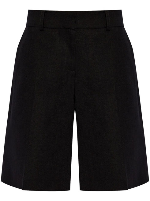 concealed-fastening knee-length shorts