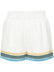 monogram-jacquard silk shorts