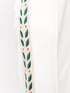 Laurel pattern-trimmed trousers