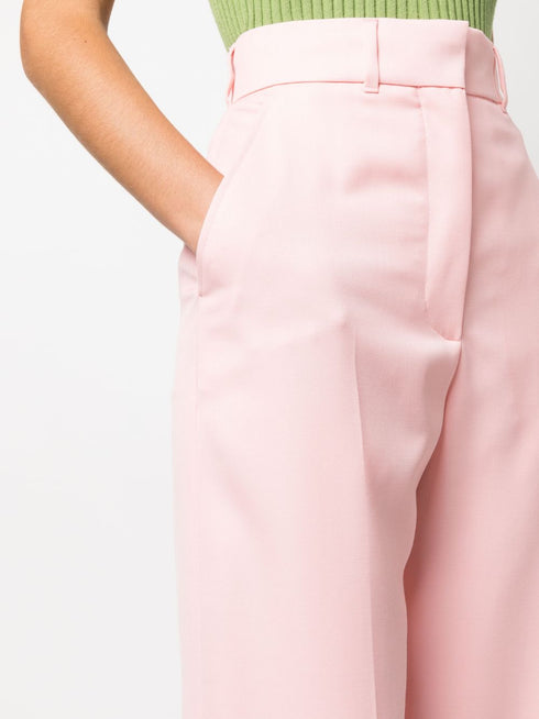 tailored high-waisted trousers