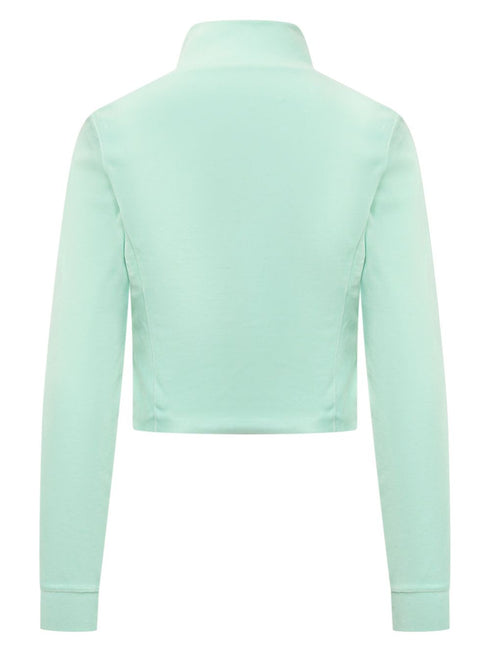 logo-patch cotton-blend sweatshirt