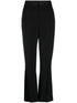 pleat-detailing concealed-fastening tailored trousers
