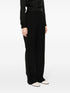 pleat-detailing concealed-fastening tailored trousers