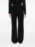 pleat-detailing concealed-fastening tailored trousers