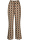 Heart-jacquard virgin-wool trousers
