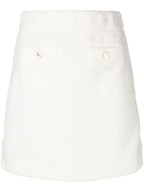 terry cloth mini skirt