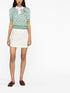 terry cloth mini skirt