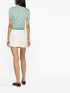 terry cloth mini skirt