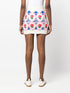 embroidered mini skirt