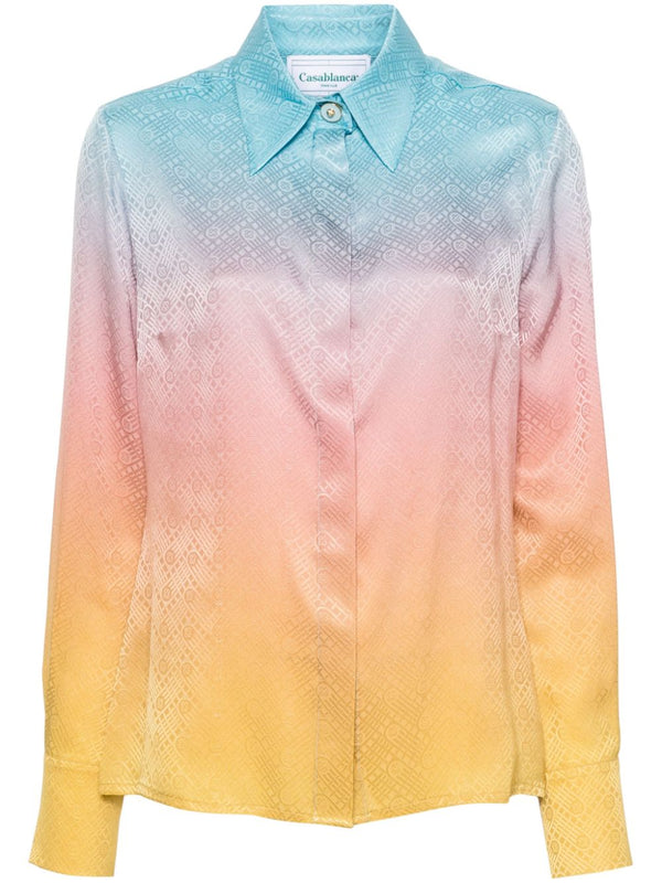 Pastel Gradient silk shirt