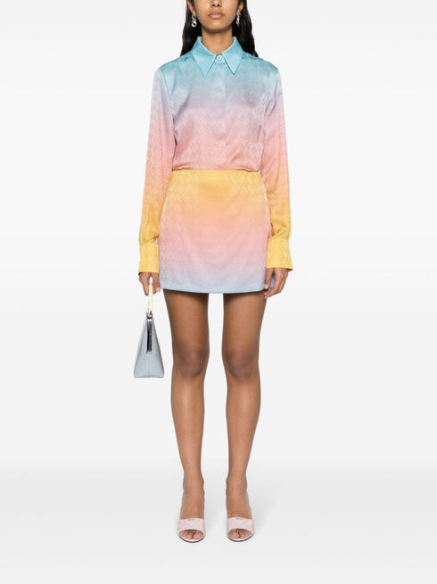 Pastel Gradient silk shirt
