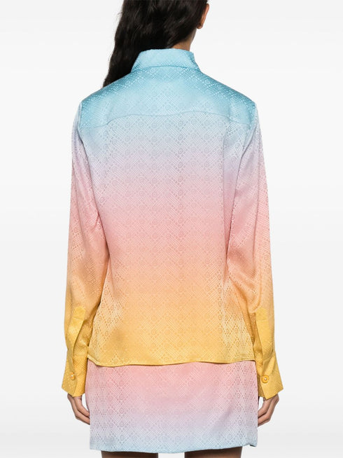 Pastel Gradient silk shirt