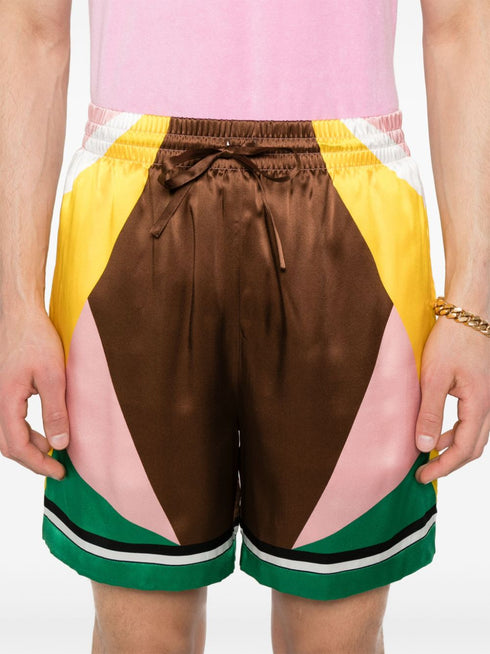 Casa Sport silk shorts