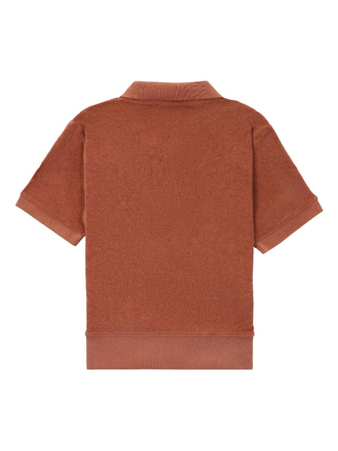 embroidered-logo polo shirt