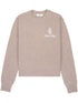 logo-embroidered cashmere jumper