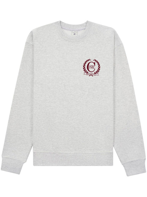 Crest logo-print sweatshirt