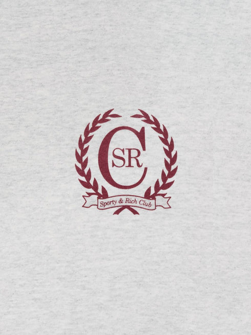 Crest logo-print sweatshirt
