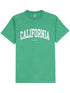California-print cotton T-shirt