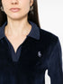 SRC velour polo top