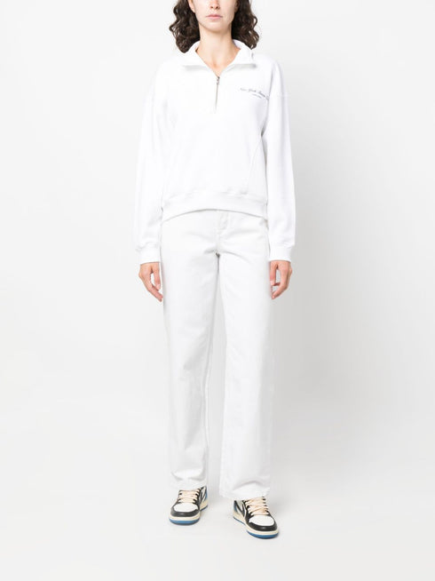 logo-print cotton sweatshirt