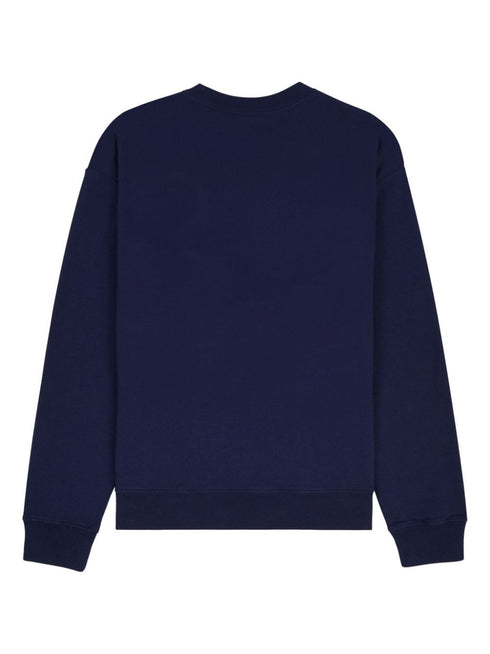 slogan-print sweatshirt