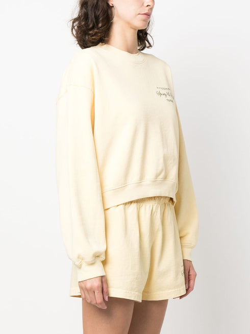 logo-print cotton sweatshirt