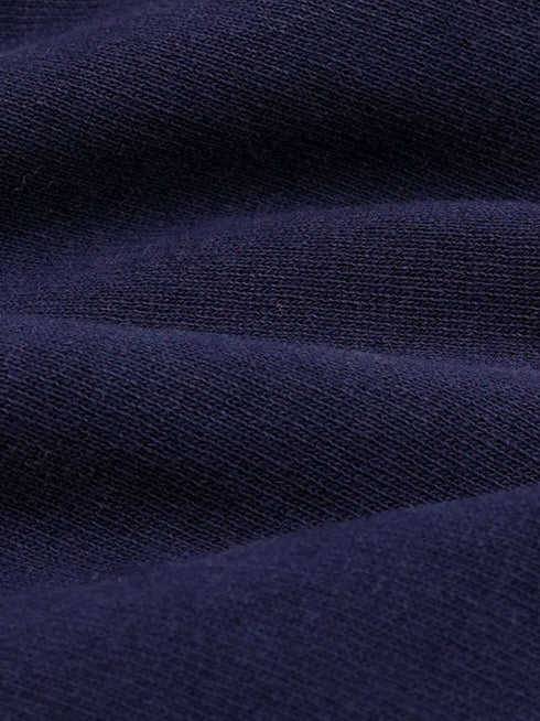 embroidered-logo polo sweatshirt