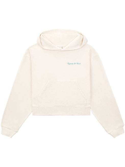 Tennis Club logo-print hoodie