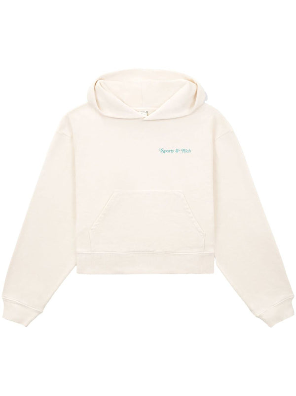 Tennis Club logo-print hoodie