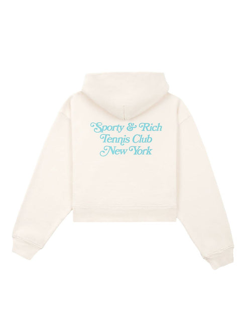 Tennis Club logo-print hoodie