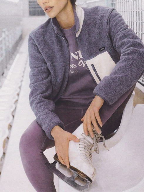 Sherpa fleece jacket