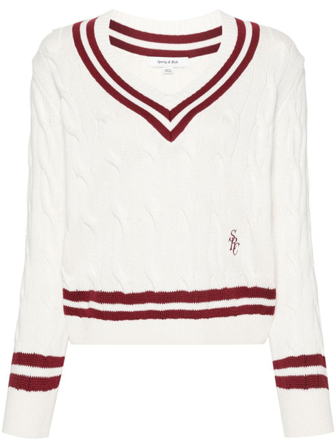 SRC cable-knit jumper