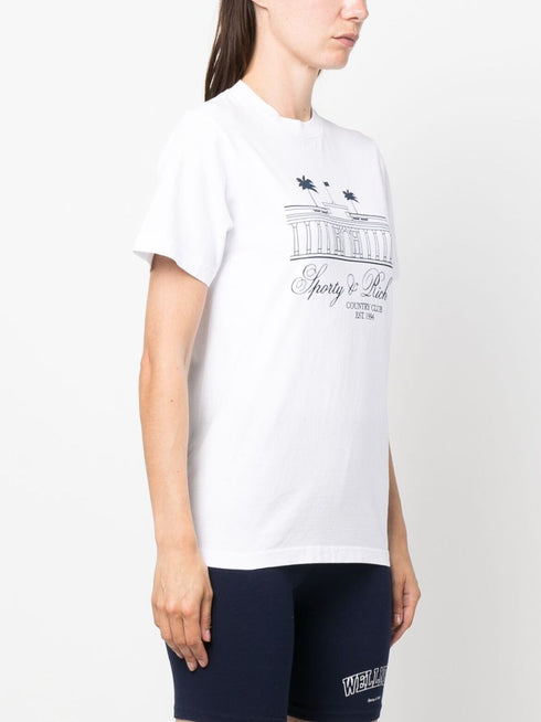 logo-print cotton T-shirt