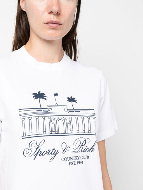 logo-print cotton T-shirt