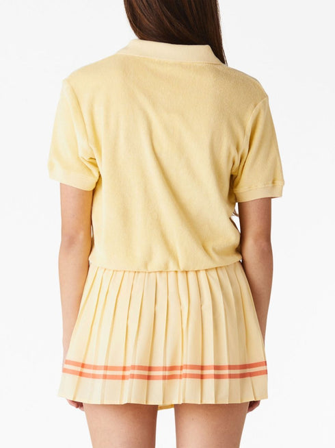 SR Tennis terry cloth-effect polo shirt