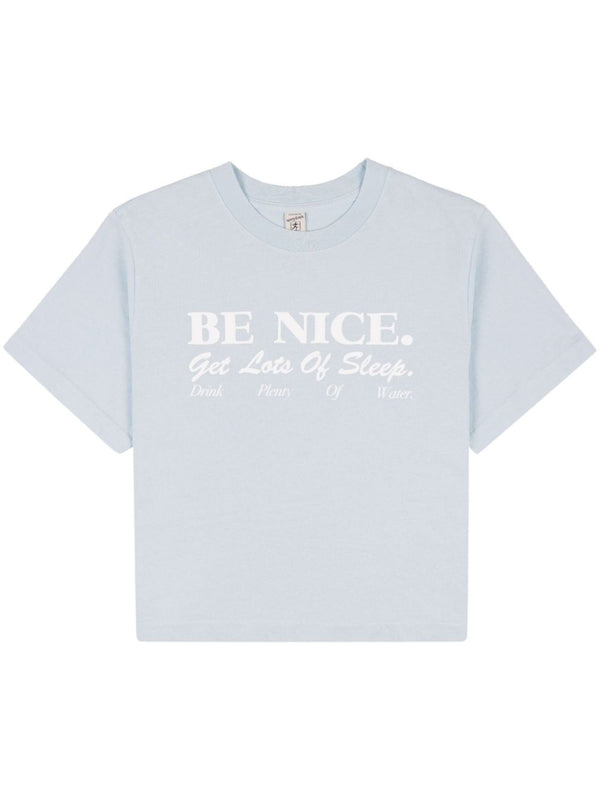 Be Nice cropped cotton T-shirt