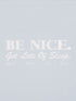 Be Nice cropped cotton T-shirt