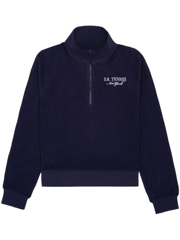 Tennis half-zip sweatshirt