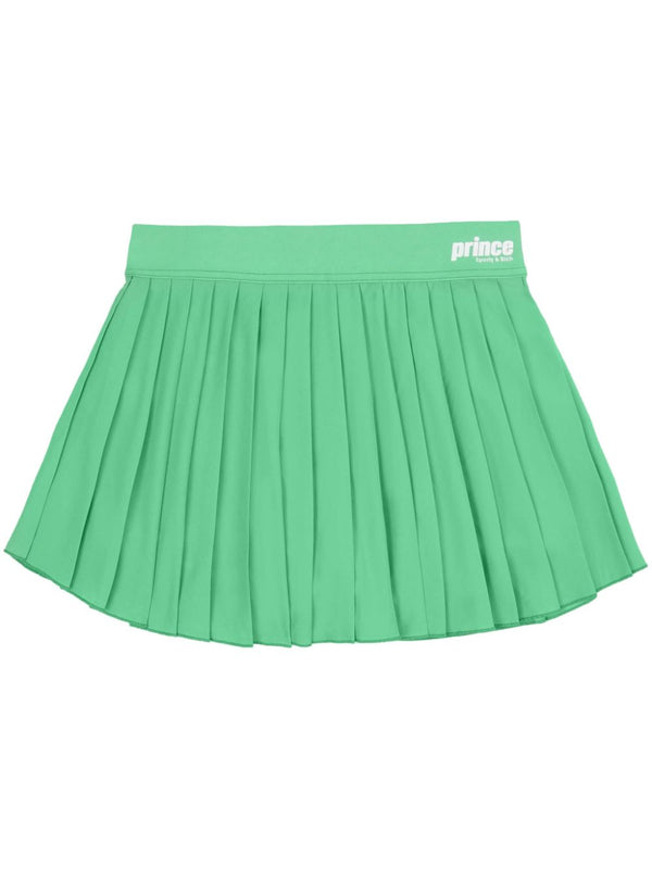Sporty & Rich Prince Sporty Pleated Miniskirt