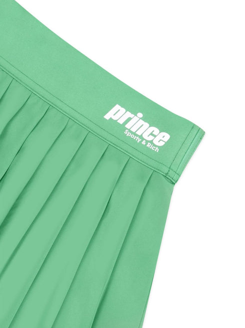 Sporty & Rich Prince Sporty Pleated Miniskirt